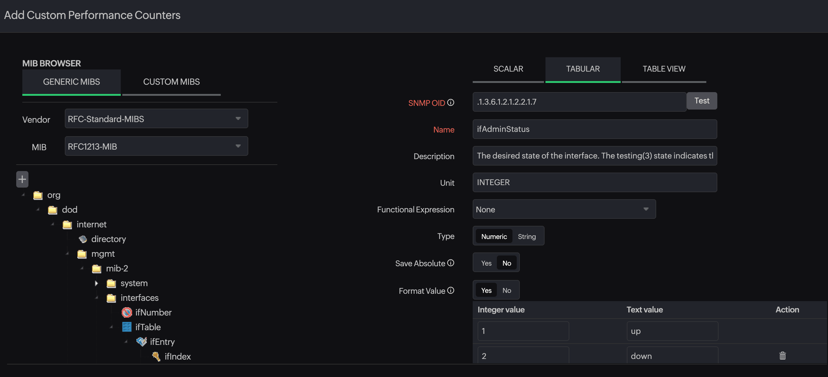 Difference calculation and counter resets