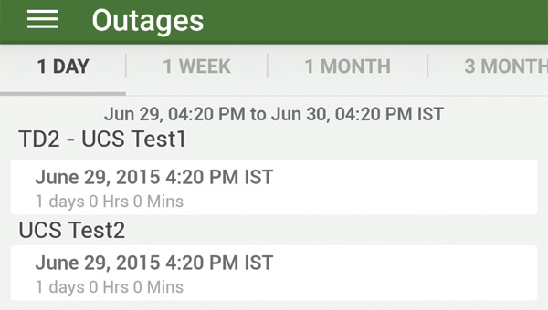 Outages Outages