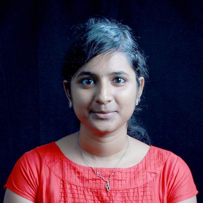 A corporate headshot of Saranya SV