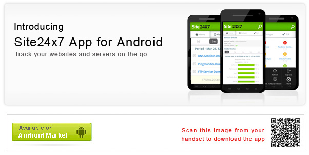Site24x7 Android App