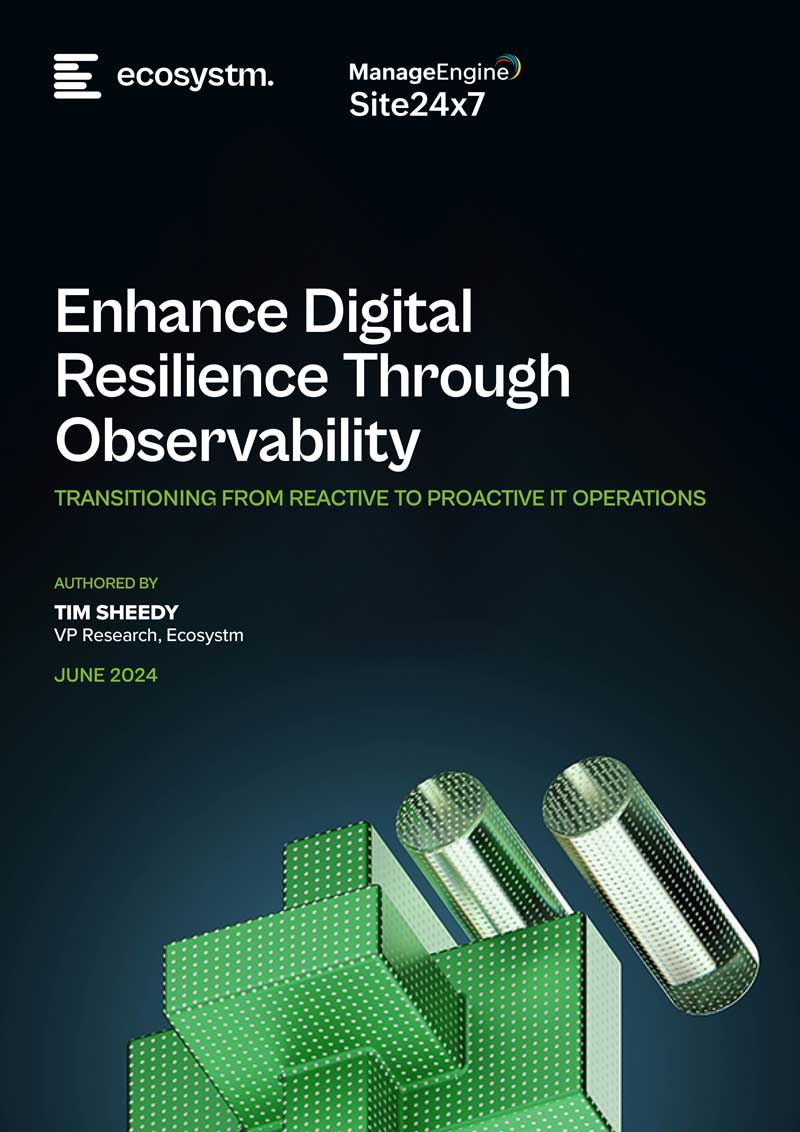 Enhance digital resilience through observability