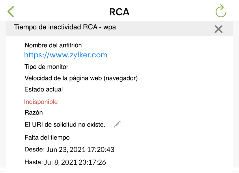 Performance Analysis using RCA reports
