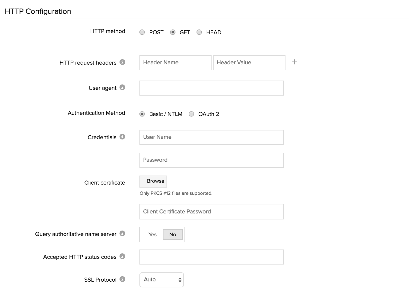 Website availability monitoring