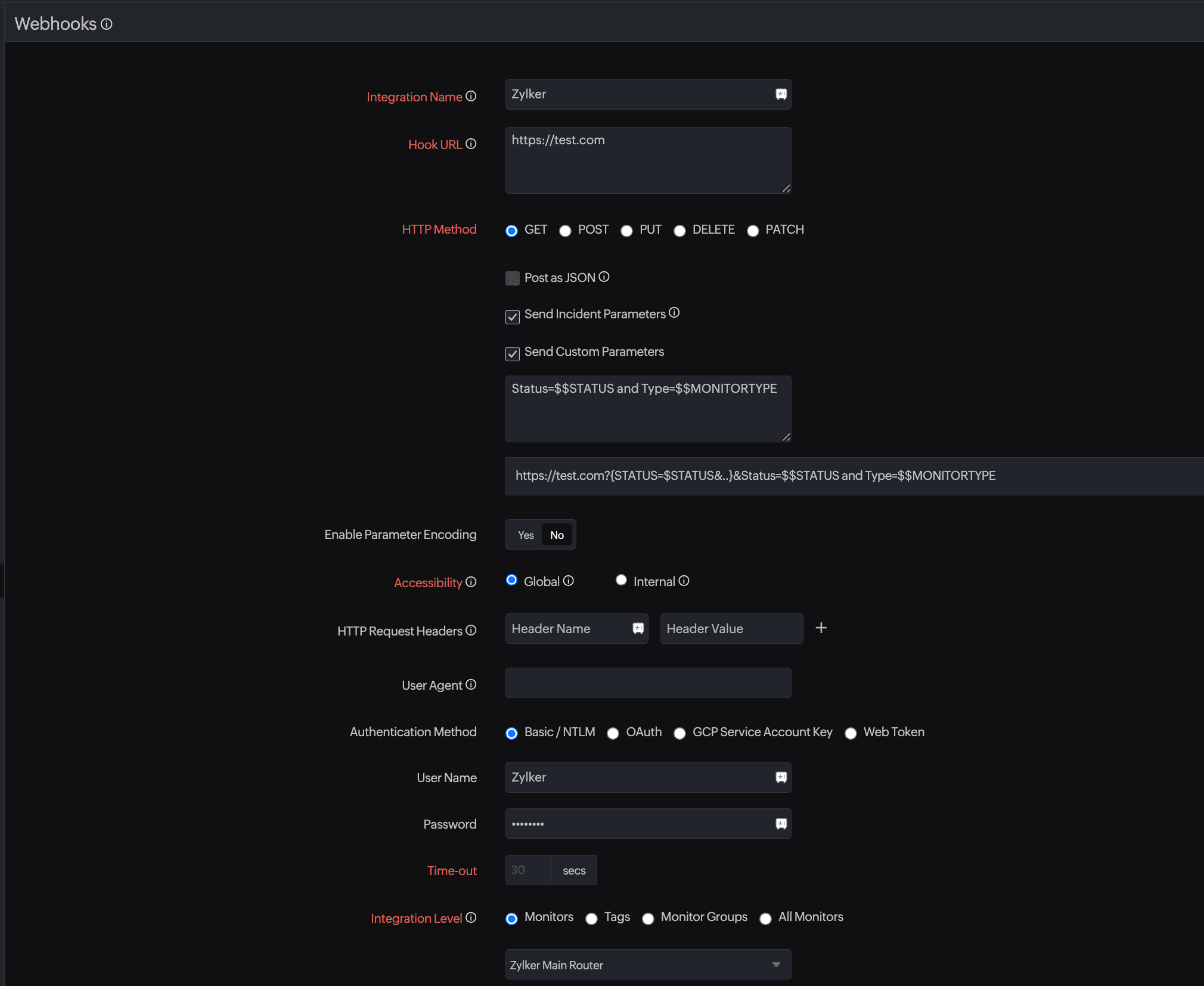 Technical analysis of Site24x7-ITSM integration