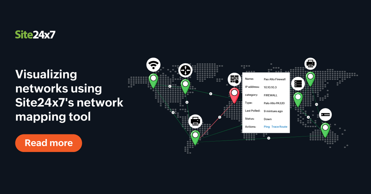 Understanding Network Mapping With Site24x7 - Site24x7 Blog