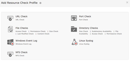 Server Resource Check Profile