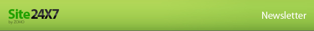 Site24x7 Newsletter - September 2011