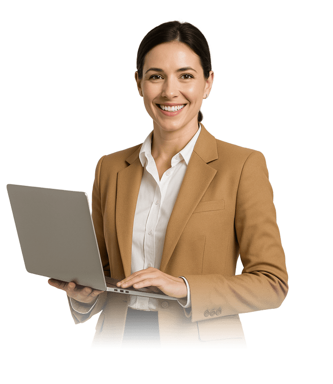 Man with laptop